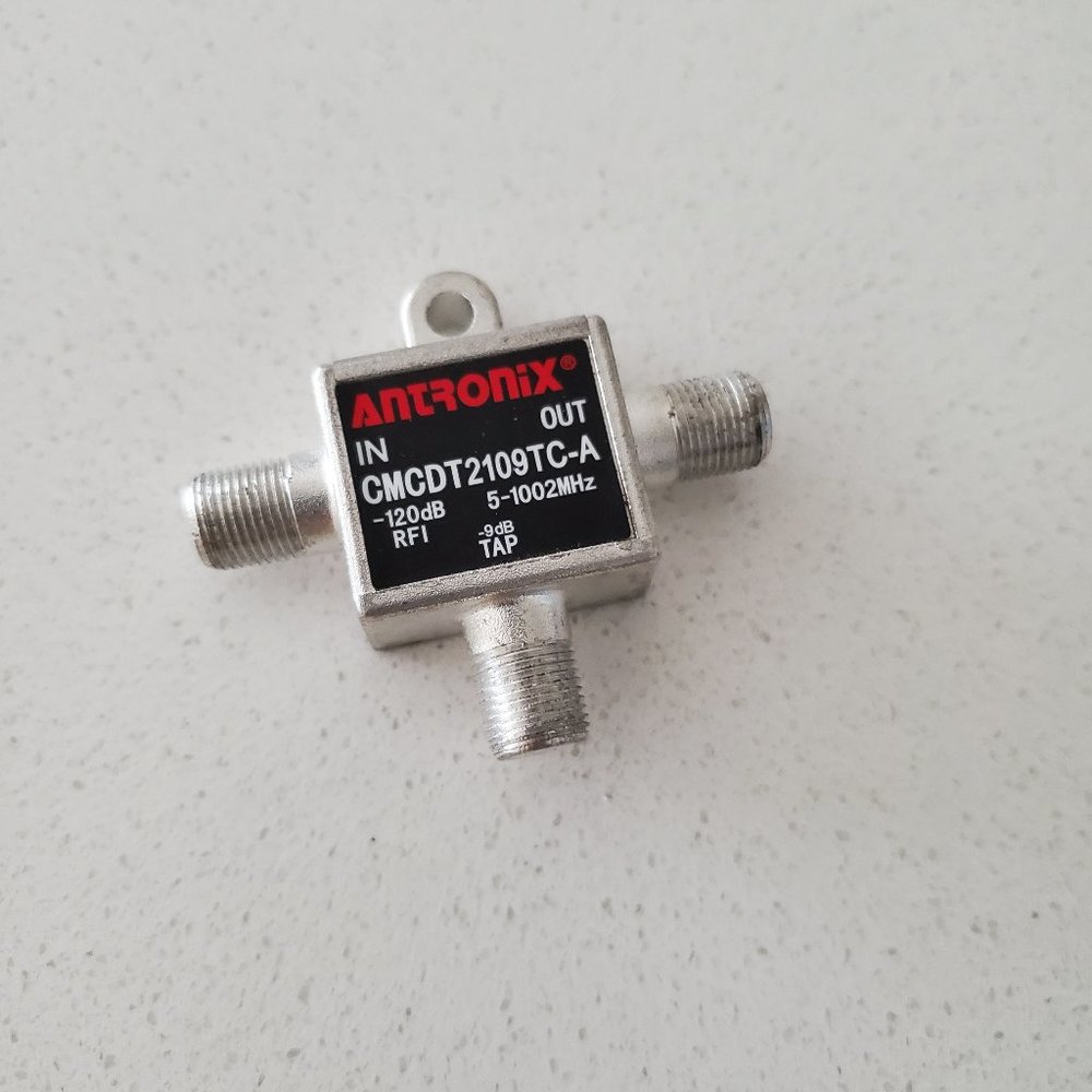 Antronix 9dB Directional Tap/Coupler Coax Cable TV T Tap CMCDT2109TC-A